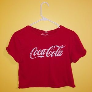 Garage Coca Cola Crop Top